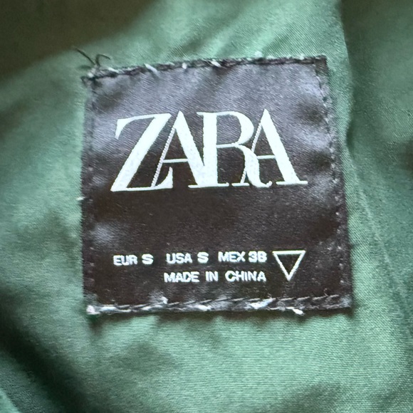 Zara Green Varsity Jacket - Picture 8 of 9